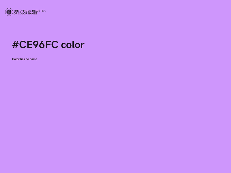 #CE96FC color image