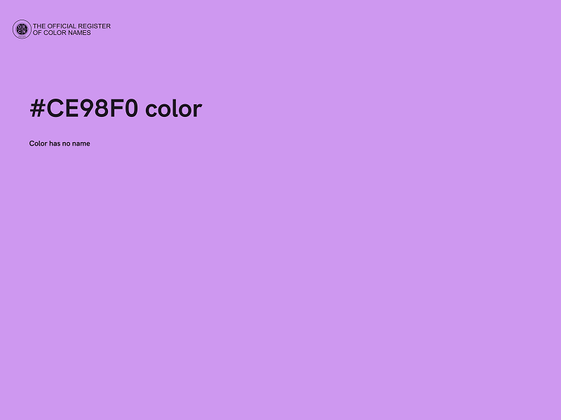 #CE98F0 color image