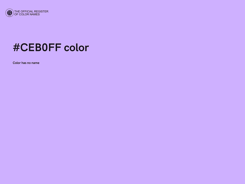 #CEB0FF color image