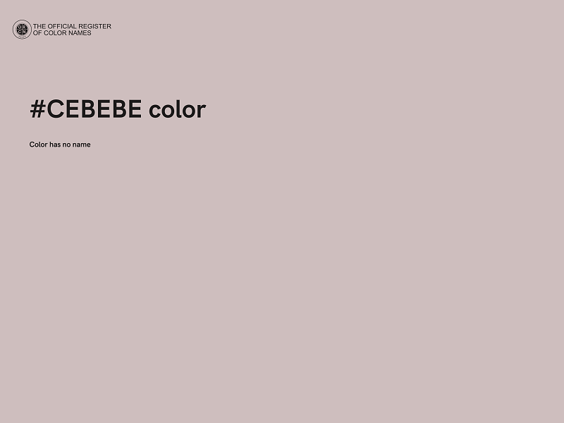 #CEBEBE color image