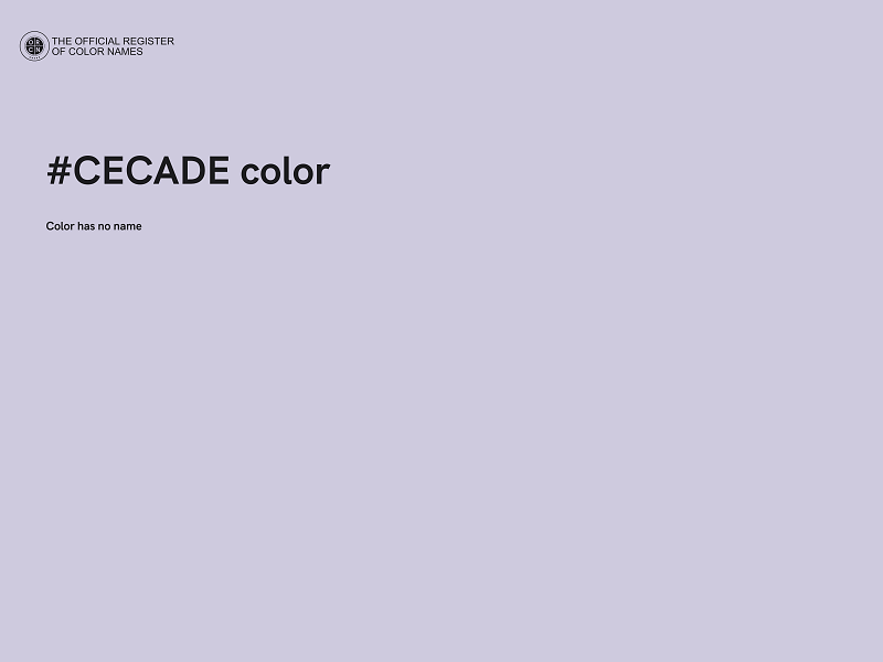 #CECADE color image