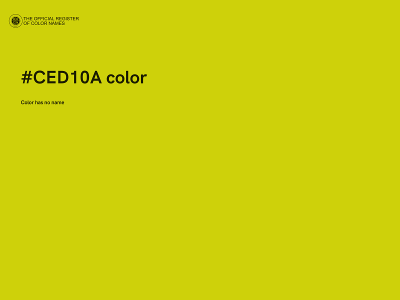 #CED10A color image