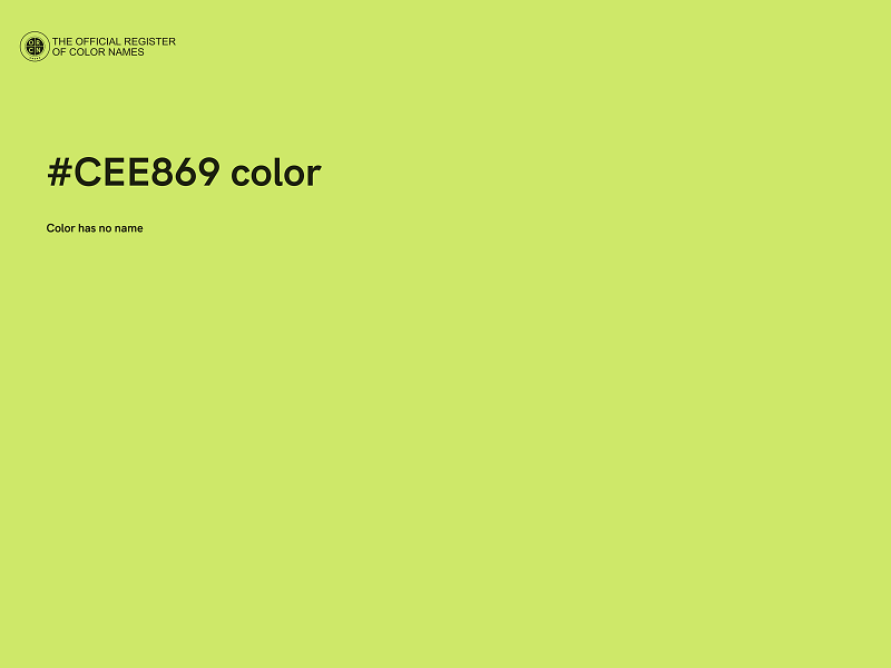 #CEE869 color image