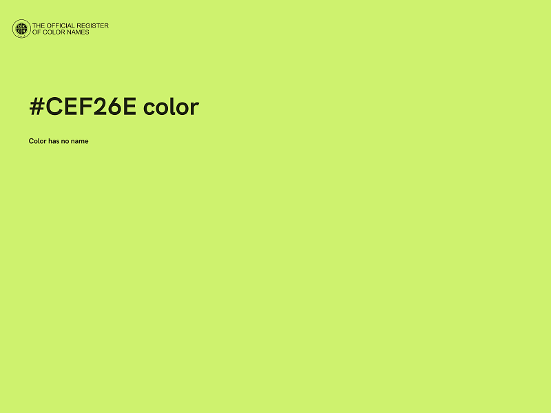 #CEF26E color image