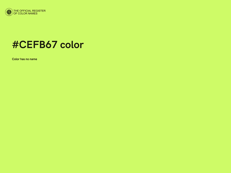 #CEFB67 color image