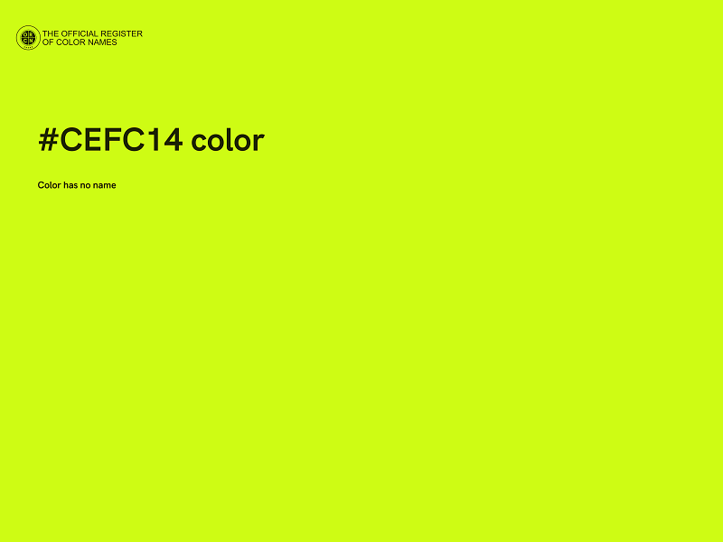 #CEFC14 color image