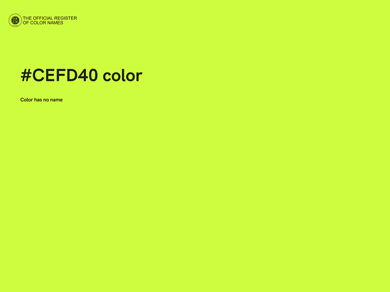 #CEFD40 color image