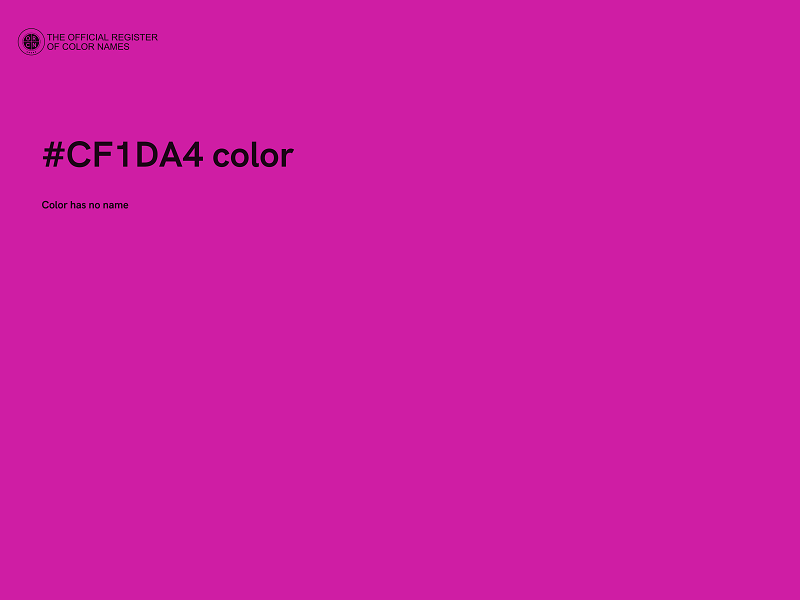 #CF1DA4 color image