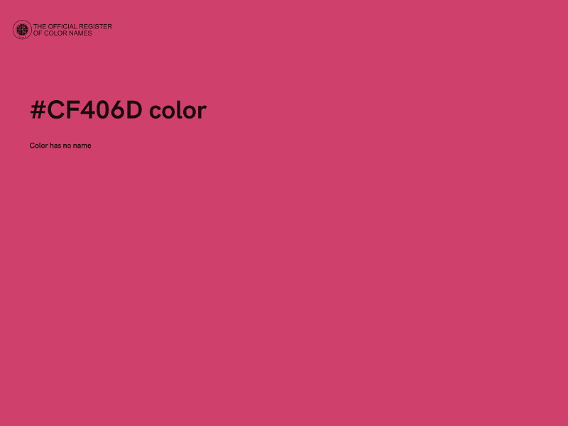 #CF406D color image