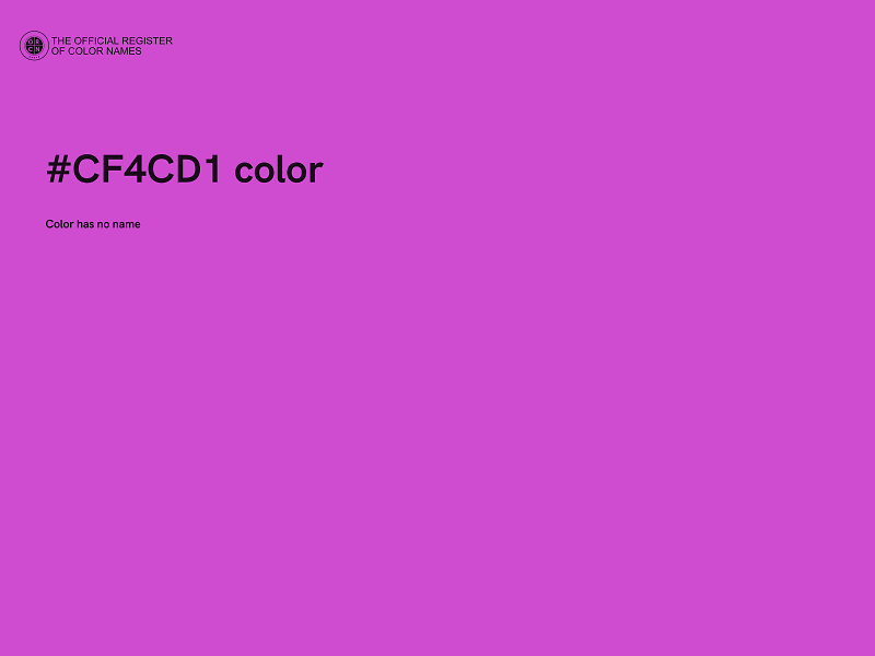 #CF4CD1 color image