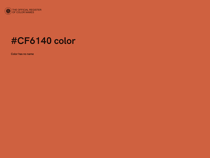 #CF6140 color image