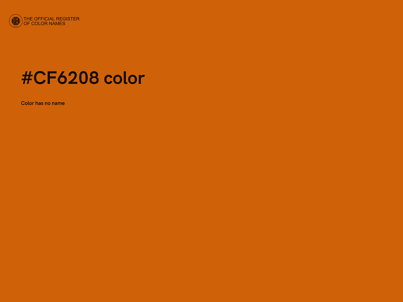 #CF6208 color image