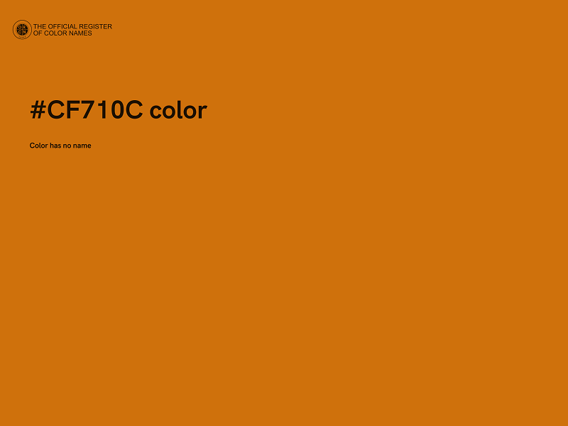 #CF710C color image