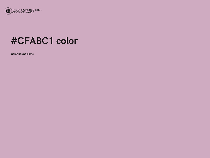 #CFABC1 color image