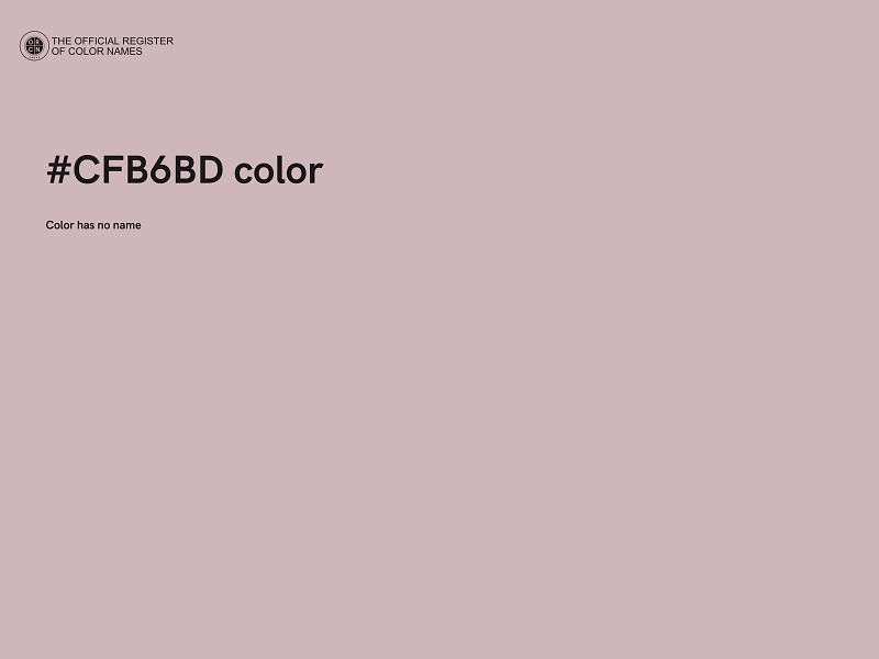 #CFB6BD color image