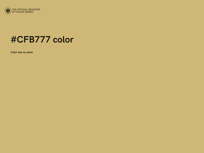 #CFB777 color image