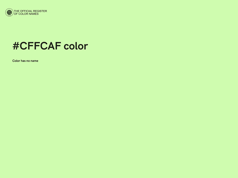 #CFFCAF color image