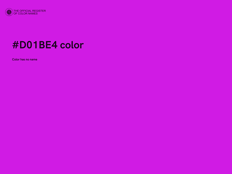 #D01BE4 color image