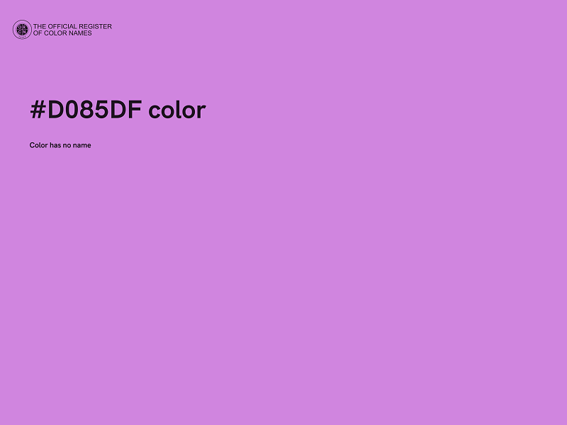 #D085DF color image