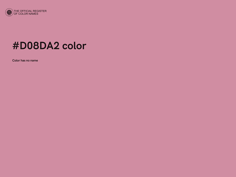 #D08DA2 color image