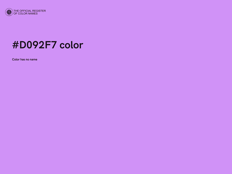 #D092F7 color image