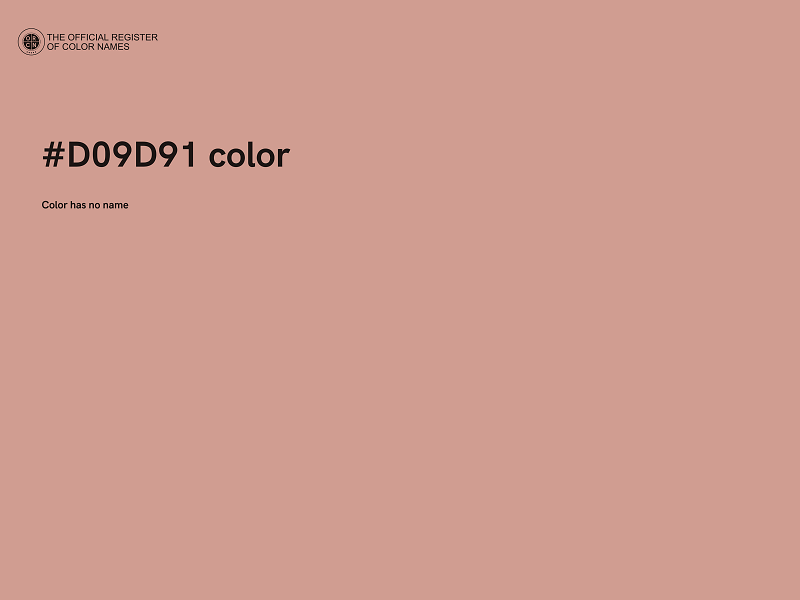 #D09D91 color image