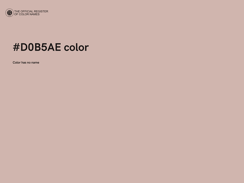 #D0B5AE color image