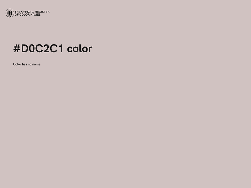 #D0C2C1 color image