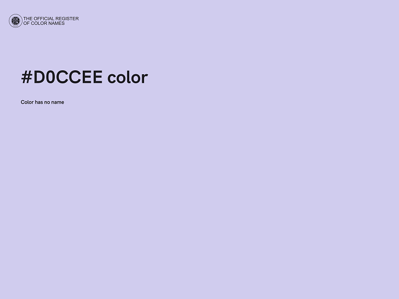 #D0CCEE color image