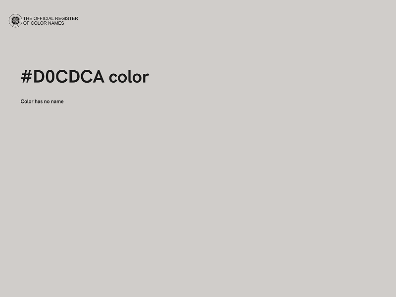 #D0CDCA color image