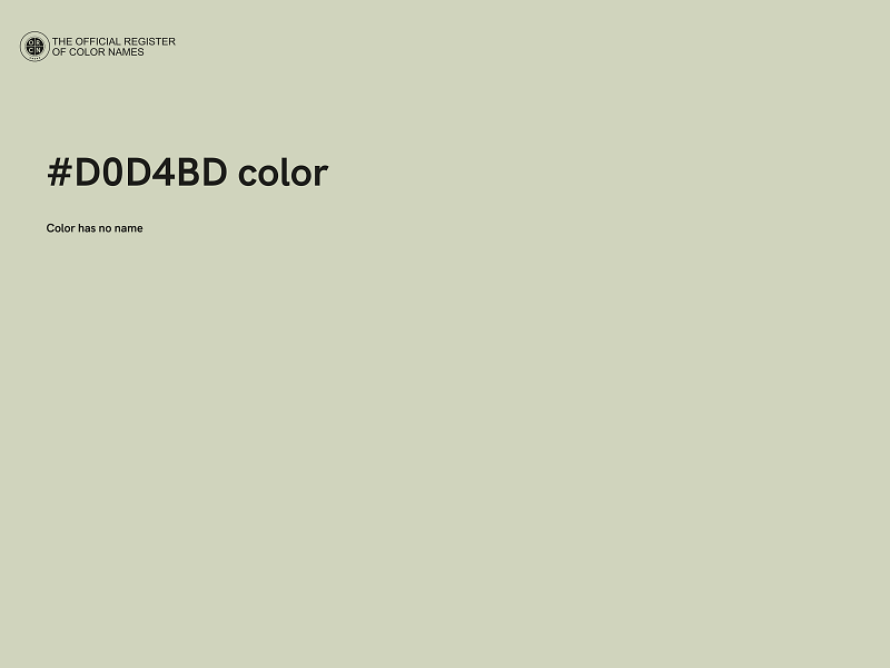 #D0D4BD color image