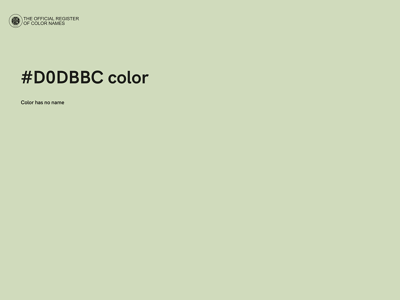 #D0DBBC color image