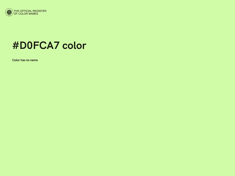 #D0FCA7 color image