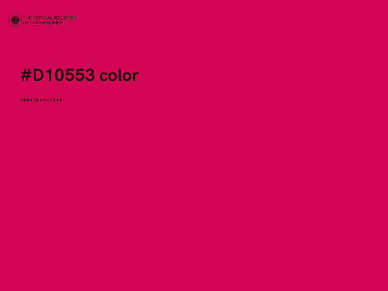 #D10553 color image