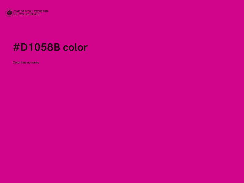 #D1058B color image