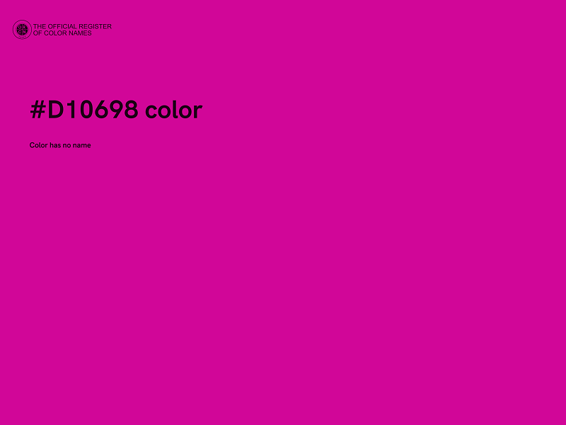 #D10698 color image