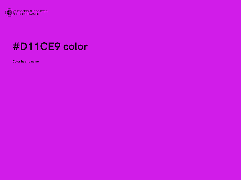 #D11CE9 color image