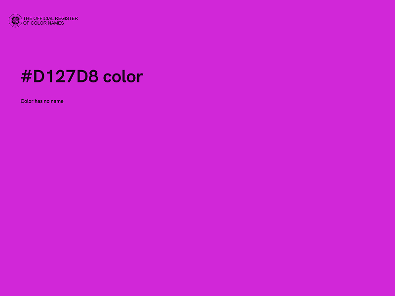 #D127D8 color image