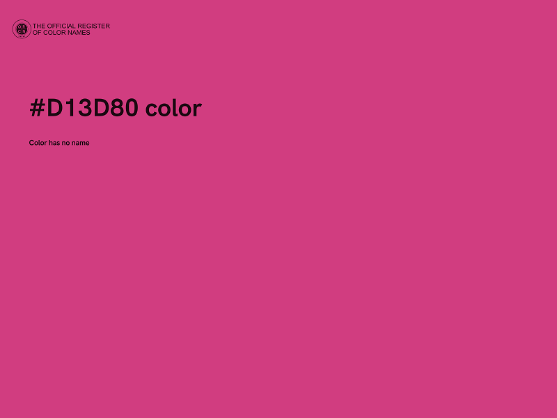 #D13D80 color image