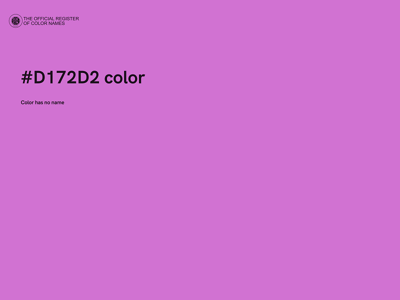 #D172D2 color image