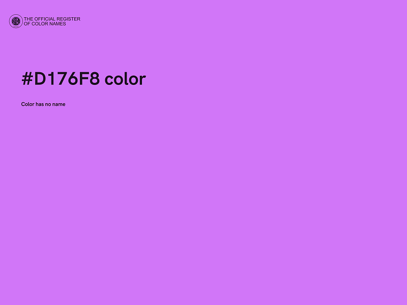 #D176F8 color image