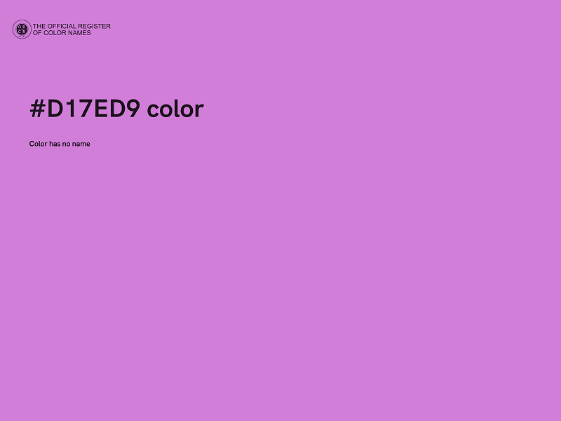 #D17ED9 color image