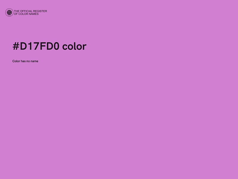 #D17FD0 color image