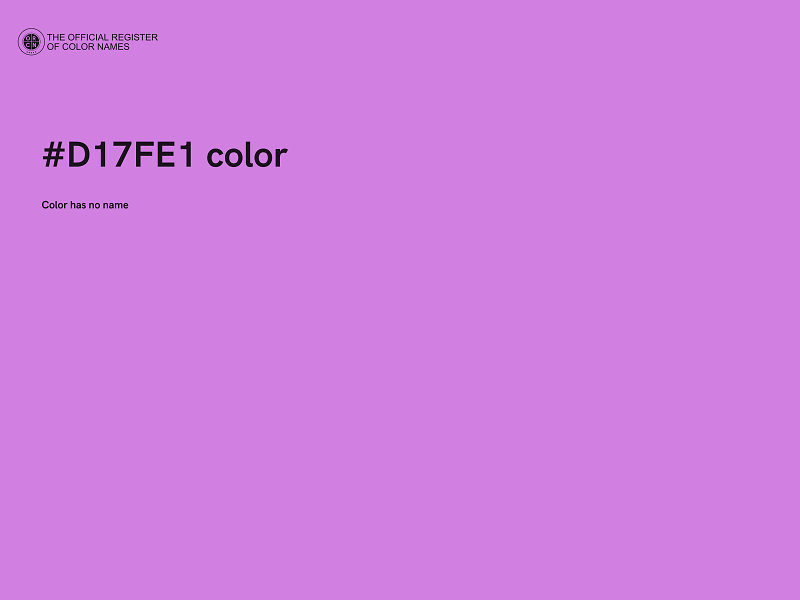 #D17FE1 color image