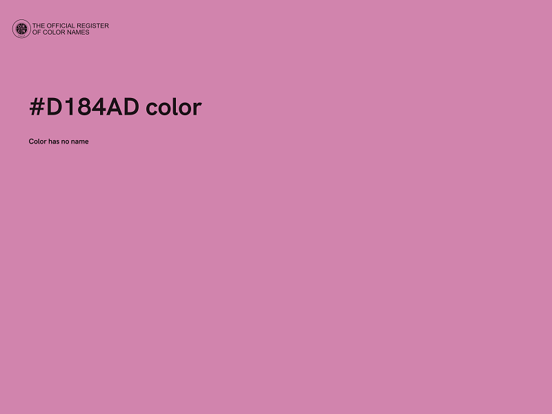 #D184AD color image