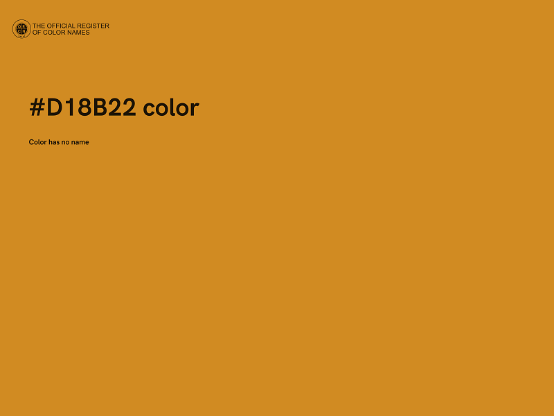 #D18B22 color image