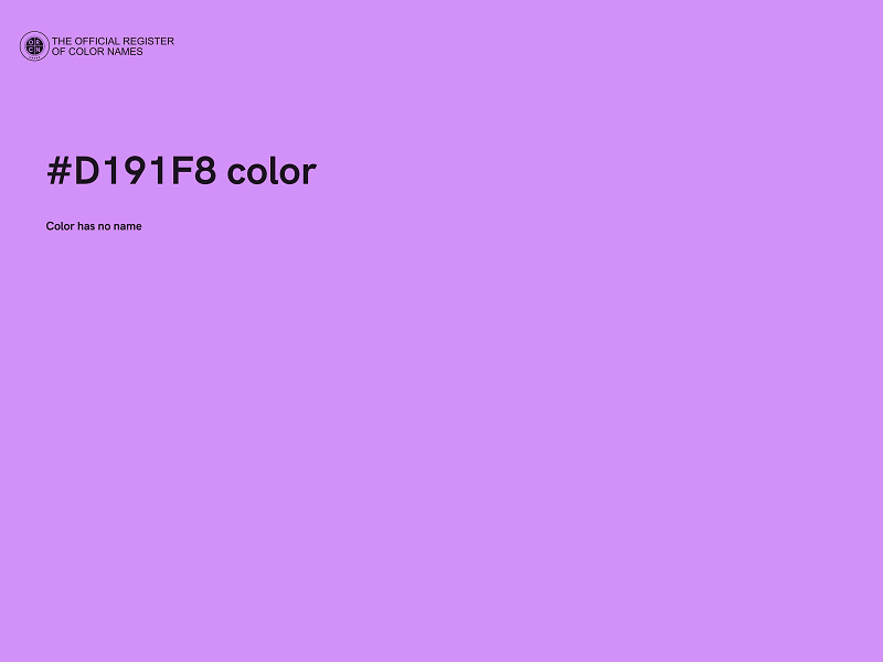 #D191F8 color image