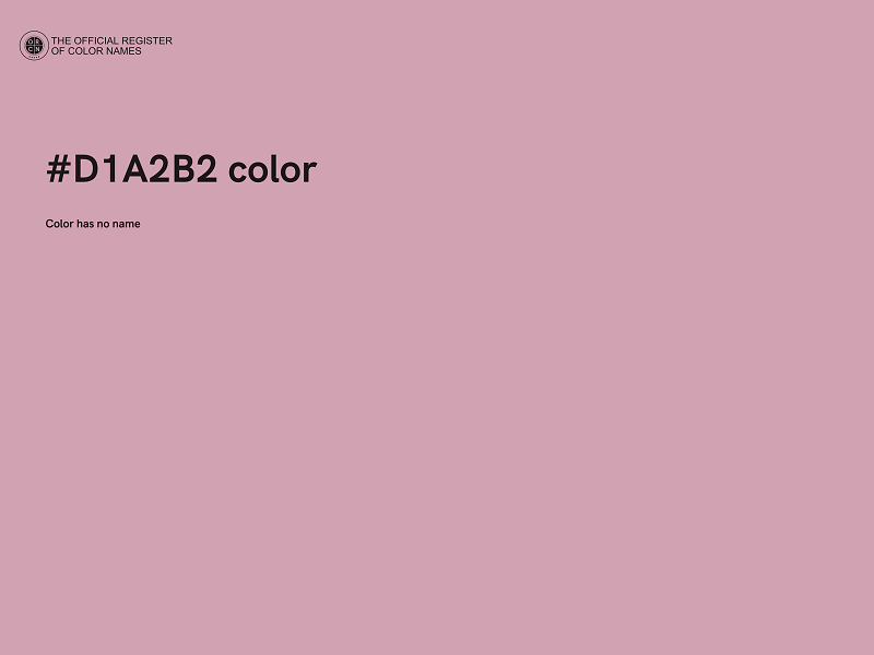 #D1A2B2 color image