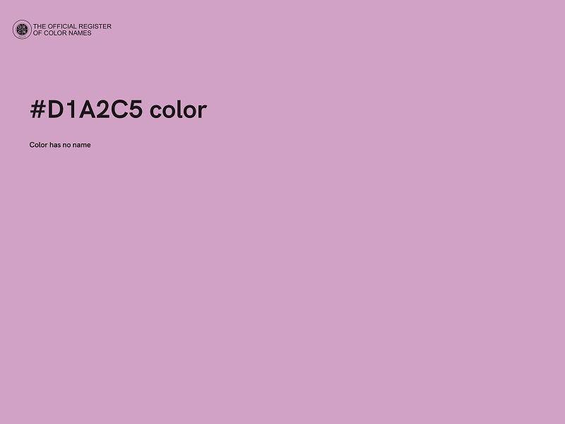 #D1A2C5 color image