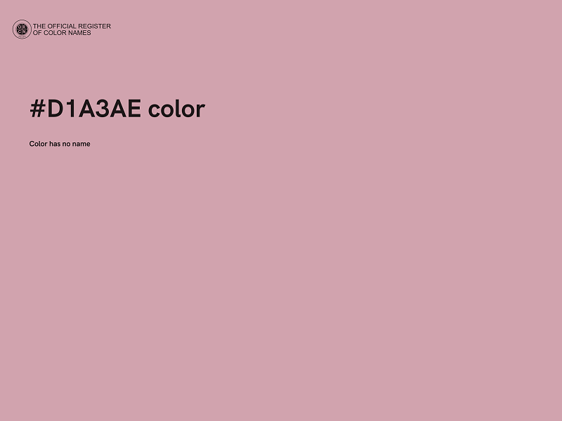 #D1A3AE color image